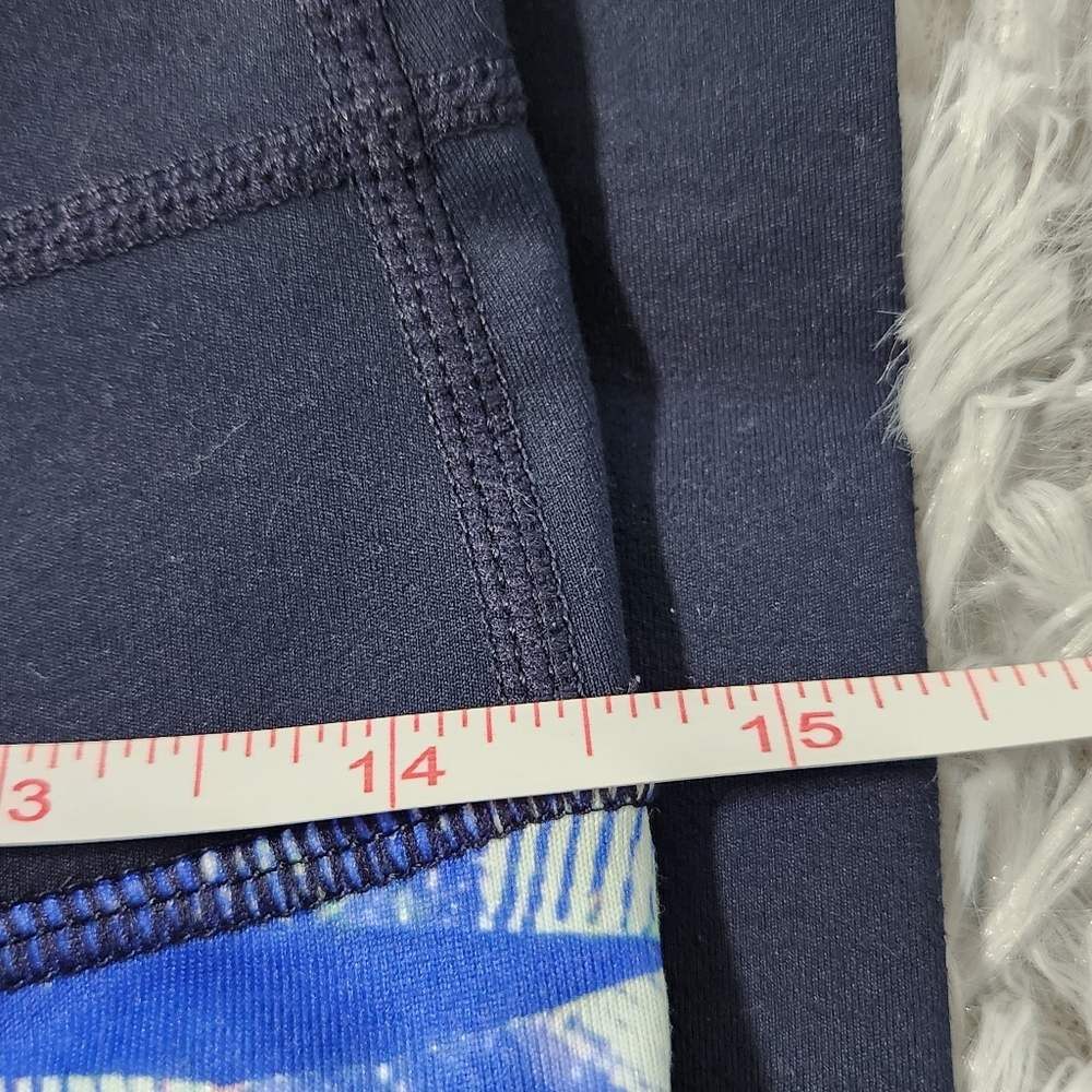 Athleta Blue And Multicolor Pattern Back Pocket L… - image 5